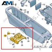 Кронштейн Volkswagen id3 2020-2024 10A863525