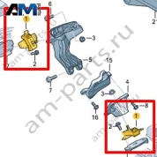 Опора двигателя Volkswagen AMAROK 2017-2022 2H6199256B