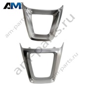 Комплект накладок на руль (хром) Ауди Q7 4М (рестайлинг) 4M0419659A3Q7