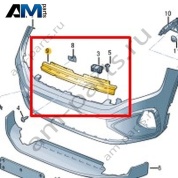 Направляющая Volkswagen Taigo 2022-2024 2G7805706A