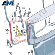 Опорный кронштейн Volkswagen id-Buzz 2023-2024 1T3827659