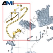 Жгут проводов положительного вывода АКБ Volkswagen id3 2020-2024 1EA971228