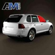 Стекло передней двери правое Кайен 95554251204