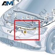 Трос замка капота VAG 11C823531A