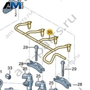 Обратный трубопровод VAG 04L130235E