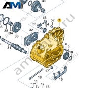 Картер коробки передач VAG 0DF301103A