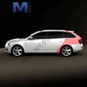 Крыло заднее левое Skoda Octavia A7 Combi 5E9809605A