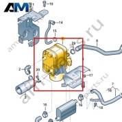 Нагреватель дополнительного отопителя VAG 1K0815071AN