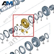 Ступица и муфта синхронизатора VAG 0CS311239
