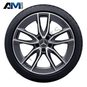 Литой диск задний R19 серый Mercedes C-class W205 A20540108017Y51