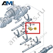 Опорный кронштейн VAG 0CK301567A