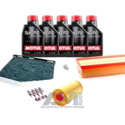 Набор ТО-2/4 для Фольксваген Гольф 5 2.0 GTI 200 л.с. с маслом Motul 5W30