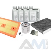 Оригинальный набор для ТО-2 Polo Sedan New (2020-2023) 1.4 TSI с угольным фильтром и маслом 5W40