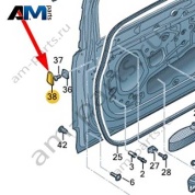 Накладка Audi Q7 (4M) 2016-2024 4M0837997A