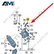 Кронштейн обивки стойки Audi Q7 (4M) 2016-2024 4M0867729