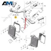 Патрубок интеркуллера Porsche Macan S (CTMA) 95B145762G