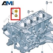 Заглушка VAG 0XW103033