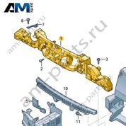 Несущая панель Volkswagen id-Buzz 2023-2024 1T3805563B