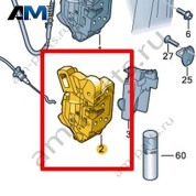 Замок двери Volkswagen AMAROK 2017-2022 2H6839016