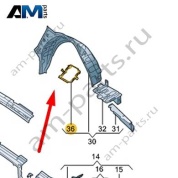 Рама Audi A7 (4K) 2019-2024 4K8803051