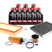 Набор ТО-2_4 для Ауди Q7 3.0TDI (211_232_240 л.с.) с маслом Motul 5W30