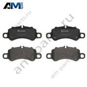 Передние тормозные колодки (BREMBO) P65052 для Porsche 911 Carrera (2019-2024)