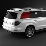 Боковое окно задней части кузова правое A1666704200 Mercedes GL X166