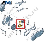 Натяжной ролик VAG 0XW109243