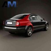 Крыло заднее правое Superb I 3U5809606G