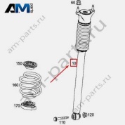 Амортизатор задний A1773206600 для Mercedes A-class W177