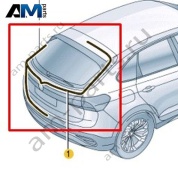 Жгут проводов двери багажного отсека VAG 2G8971147E
