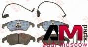 Колодки тормозные передние Audi A4 (B8) рестайлинг GDB1768 TRW