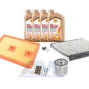 Комплект фильтров для ТО-2_4 Karoq 1.4TSI с маслом Shell 0W30
