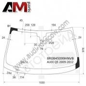 Стекло лобовое для Audi Q5 I 8R0845099HNVB