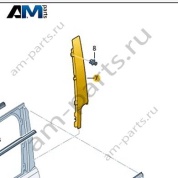 Накладка задней левой двери (стойка В) 8MG837902A для Audi Q5L 2024-2026