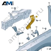 Кронштейн крыла Audi Q3 2019-2024 83A821150