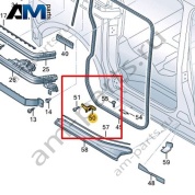 Ограничитель открывания двери Volkswagen id-Buzz 2023-2024 1T3843407