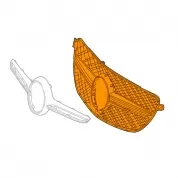 Решетка радиатора A2928880160 Mercedes GLE-Coupe C292