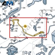 Вентиляционный шланг VAG 06L121081AF