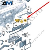 Кронштейн антенны Audi A6 (C7) 2015-2018 4G0857277