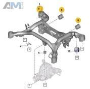 Опора подрамника задняя 958599257R на Porsche Cayenne (2017-2024)