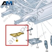 Часть стойки А Volkswagen T-Roc Cabrio 2020-2024 2GC864624A