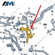 Держатель Audi A6 (C8) 2019-2024 4K0819134C