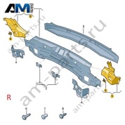 Соединительный элемент Audi Q3 2019-2024 83A813394A