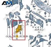 Усилитель колесной арки Volkswagen id-Buzz 2023-2024 1N3805078