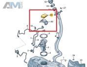 Блок управления топливного насоса 4M0906093M Audi Q7 (4M) 2019-2024 3.0TDI (45TDI) 231 л.с.
