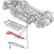 Обшивка днища левая Ауди А4 (В7) 8E0825209C