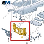 Шумоизоляция перегородки моторного отсека VAG 11C863935B