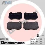 Передние тормозные колодки 25997.185.1 Zimmermann для Мерседес C-260