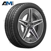 Литой диск задний AMG R18 серый Mercedes C-class W206 A20640118007Y51